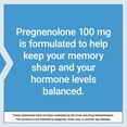 thumbnail image 6 of Life Extension Pregnenolone - Hormone balance supplement for healthy hormone levels, 100 mg - Hormone balance, memory, focus, cognitive health - Gluten-free, Non-GMO, 100 capsules, 6 of 11
