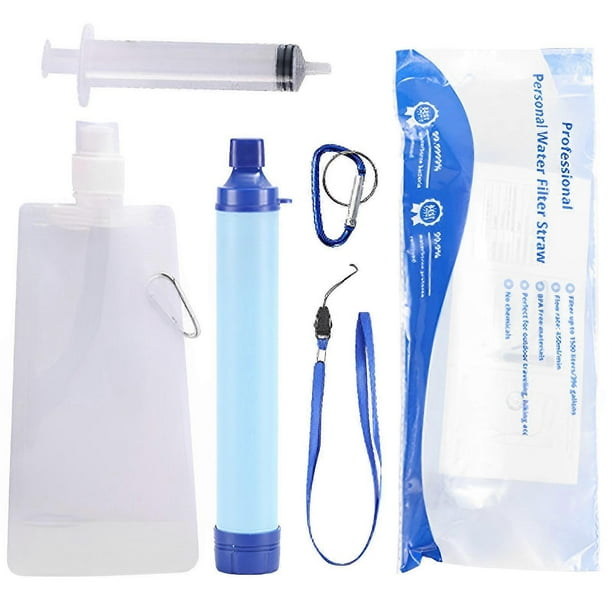Outdoor Water Purifier Camping Hiking Outdoor Survival Reusable Purifier Portable Mini Water Filter System