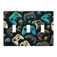 thumbnail image 4 of Gaming Controller Light Switch Plate Covers 2 Gang Wall Plate Plastics Outlet Covers for Kitchen Home Office Decor, 4 of 8