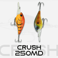 thumbnail image 4 of 6th Sense – Crush 250MD Crankbait Bass Fishing Lure, 2.5 in, 5/8 oz, 7–11 ft Diving Depth, #3 Treble Hooks, 4 of 6