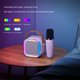 thumbnail image 2 of Karaoke Máquina Compatible Con Diente 5.3 Hifi Sound Portable 2 Micrófono para Regalos Azul, 2 of 9