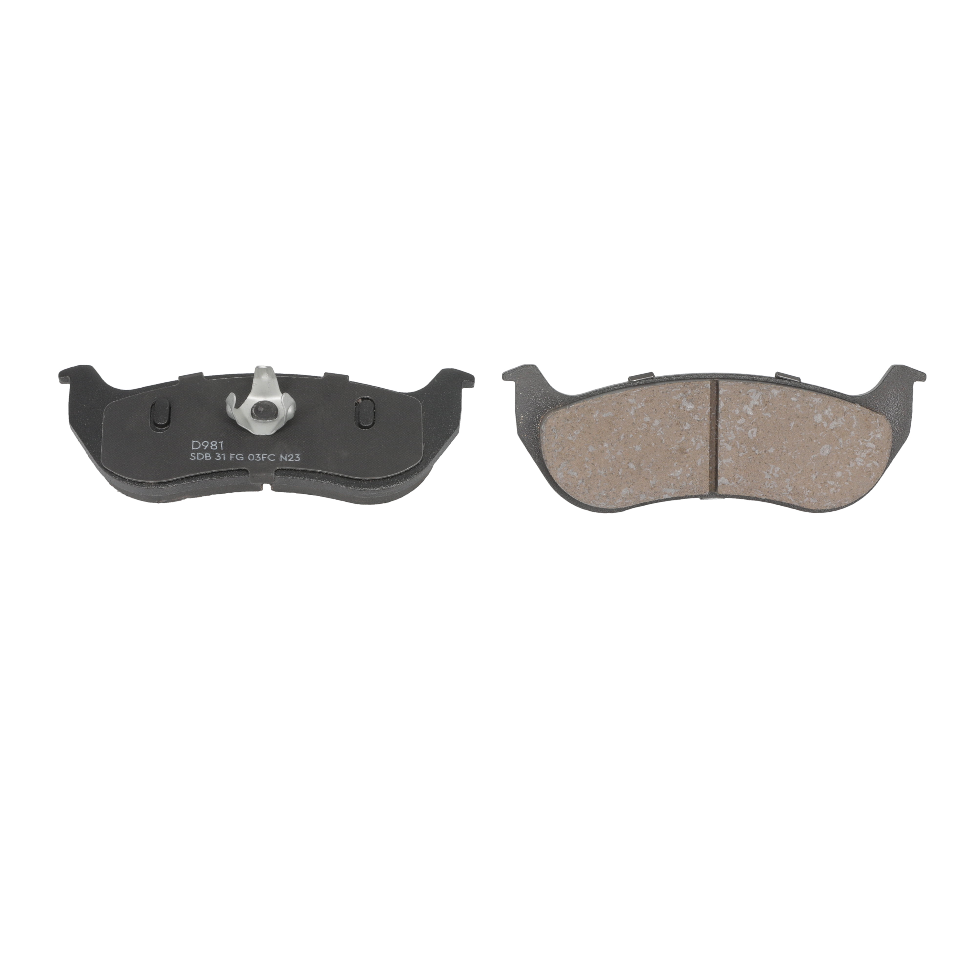 Winstop Brake Pad Set, Rear WS.0981.0.C, Jeep Liberty 2007-2004