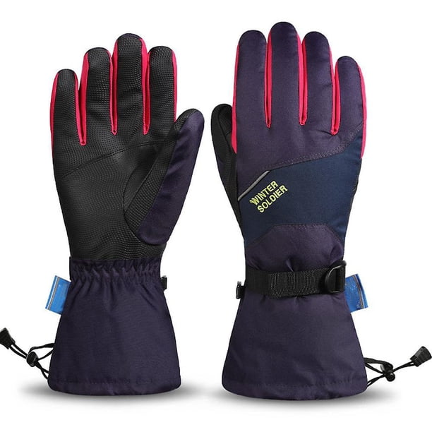 Guantes impermeables de esquí y nieve, guantes de esquí cálidos con pantalla táctil de invierno New Sherry de 3 m