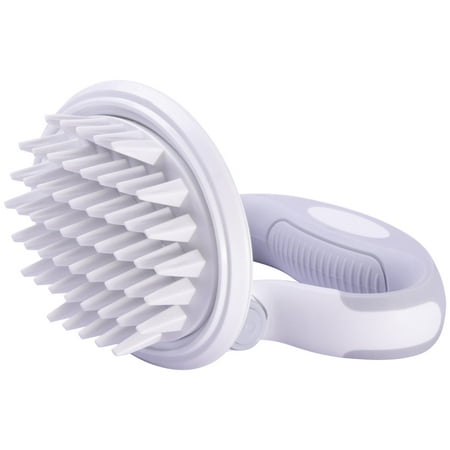 UPC: 0810051331233 | Pet Life ®  Gyrater  Swivel Travel Silicone Massage Grooming Pet Brush