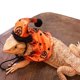 thumbnail image 3 of Conjunto de disfraz de lagarto ajustable, sombrero de dragón barbudo para Halloween y capa naranja con estampado de calabaza, suave y cómodo, 3 of 5