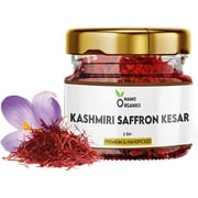 Organic Care Namo Organics - 1 Gm - Saffron Original Pure and Organic Kashmiri Kesar Saffron for Pregnant Women, 100% Purity Lab Certificate Finest A++ Grade Kashmiri Kesar/Saffron Threads