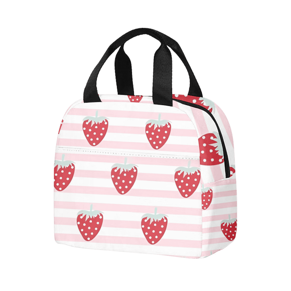 Lunch Box, Reusable Lunch Bag, Insulated Cooler Tote Bag, Multi