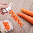 thumbnail image 3 of Cabilock Stainless Steel Spiralizer 1 Set for Vegetable Fruit Slicing Easy to Operate Spiral Slice Tool, 3 of 8
