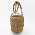 thumbnail image 6 of Wiywef Woven Women Handbag Female Straw Mesh Bag Summer Beach Bags Handmade Bucket Net Bag Rattan Knitte -handle Tote, 6 of 7
