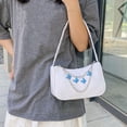 thumbnail image 4 of Bolso de hombro Hugo bolso informal para mujer y niña bolso para axilas PU fiesta Blanco, 4 of 8