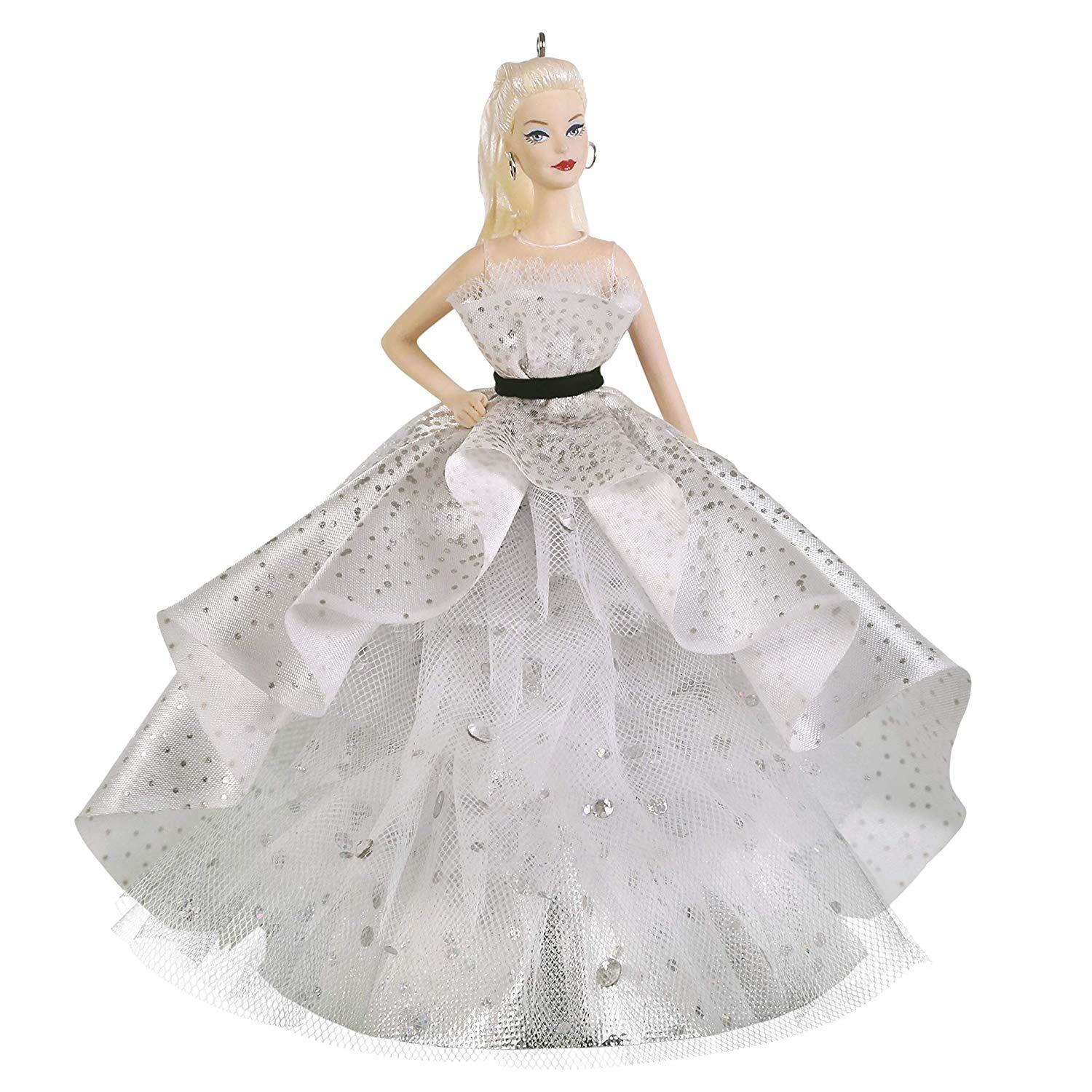 Hallmark Keepsake 2019 60th Barbie Porcelain Christmas Ornament New Pre