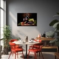 thumbnail image 4 of ZHONGYUTONG Wine Canvas Wall Art Kitchen Red Wine Picture Wall Decor Dining Room Painting Print Framed (20.00" x 30.00"), 4 of 5