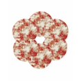 thumbnail image 7 of 13 Inch Round Placemats Set of 6, Red Ombre Non Slip Heat Insulation PP Table Mats, Gradient Abstract Art Vintage Washable Place Mats for Kitchen Dining Party Table Decor, 7 of 7
