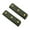 Green, variant on 2 Pieces Leather Handle Wrap for Handbags Bucket Bags Luggage Grips with Buckle Suitcase Bag Handle Covers Sleeve