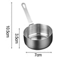 thumbnail image 1 of Lefu Casserole 100 ml Sauce Brune en Acier Inoxydable Casserole à Lait Mini Casserole Antiadhésive Petite Casserole, 1 of 7