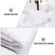 thumbnail image 5 of 1 hoja de alfombra de nieve falsa de Navidad, nieve artificial, accesorio de nieve de Navidad (blanco), 5 of 5