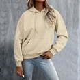 thumbnail image 5 of Hoodies Women Pullover Leopard Hoodies Sweatshirt Hop Pullover Hoodie Soft Streetwear Sweatshirts Women Khaki L, 5 of 6