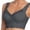 Grey, variant on Women's Seamless Powerful Push Up Wireless Bra Lift Full-Figure Posture Correcting Bra Ice Silk Anti Sagging Bra