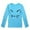 Blue, variant on ibiyuan Boys T Shirts,Toddler Boys Girls Autumn Long Sleeve Cartoon Cat Prints T Shirt Tops