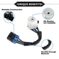 thumbnail image 3 of Unique Bargains Ignition Starter Switch Compatible for Hyundai Elantra 2006-2011, Durable Plastic Black,White Ignition Key Switch Starter, 3 of 7