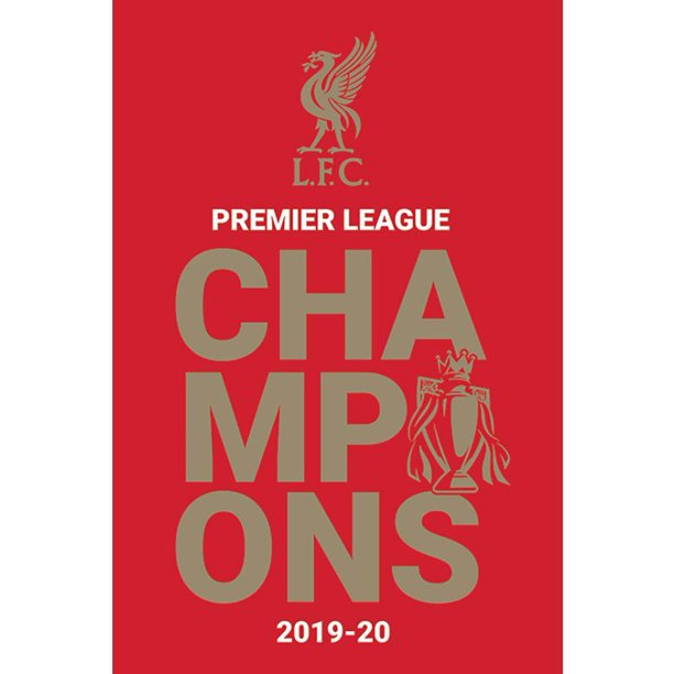 Liverpool FC - Póster Diseño Liga de Campeones (Rojo, Marrón Claro, Blanco)