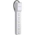 thumbnail image 1 of Protector contra sobretensiones Power Strip, cable Belkin de 6 salidas y 2.5 pies, 1 of 4