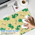 thumbnail image 4 of Long Mouse Pads for Desk,Yellow Cartoon Dinosaurs Bones Pattern Desk Mats on Top Of Desks, Desk Mouse Pad Extra Large with 3mm Non-Slip Base and Stitched Edge for Gaming,Office,Work,Home 31.5"x11.8", 4 of 6