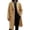 Khaki, variant on GrmtClth Men's Double Breasted Overcoat Notched Lapel Long Sleeve Mid‑Long Warm Winter Casual Business Trench Coat with Pockets