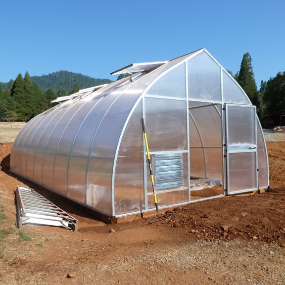 Exaco Riga XL 9 Professional Greenhouse with Foundation Frame