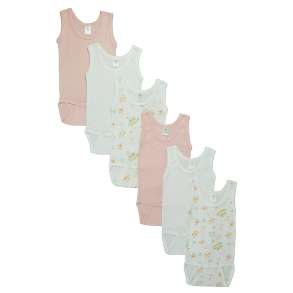 Girls Tank Top Onezies 6 Pack
