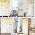 thumbnail image 2 of Abstract Watercolor Shower Curtain Set with Hooks, Polka Dot Waterproof Fabric Bathroom Curtains Decor Home Accessories,Stall 36 X 72 Inch, 2 of 9