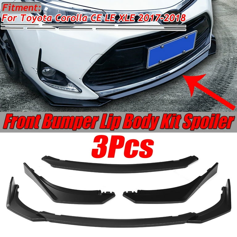 1 set Front Bumper Lip Body Kit Spoiler Including Accessories