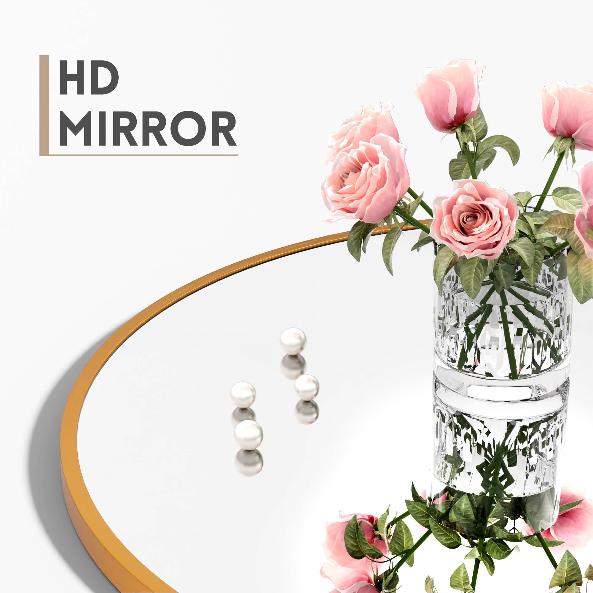 MAYEERTY 79x35x1 Inch Gold Thin Edge Aluminum Right Angle Arched Full Length Mirror with Stand for Bedroom