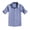 Dark blue, variant on Boy's Cotton Plaid Roll Up Button Down Sports Shirts LightBlue 11/12