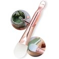 thumbnail image 1 of Multi-Purpose Silicone Mask Bush with Spoon-shaped Tail Handle, Soft Silicone Face Mask Brush for Mud, Clay Mask, DIY, Modeling Mask(rose gold), 1 of 5