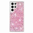 thumbnail image 2 of Dteck Bling Case for Samsung Galaxy S23 Plus, Women Girls Sparkly Glitter Shiny Soft TPU Rubber Ultra Slim Shockproof Hard Protective Cover, Pink, 2 of 5