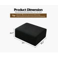 thumbnail image 5 of 37" Ottoman Seat, Corduroy Upholstered Deep Seat, Comfy Cloud Couch with Movable, DIY Combination, Plush Corduroy(Ottoman,Black), 5 of 5