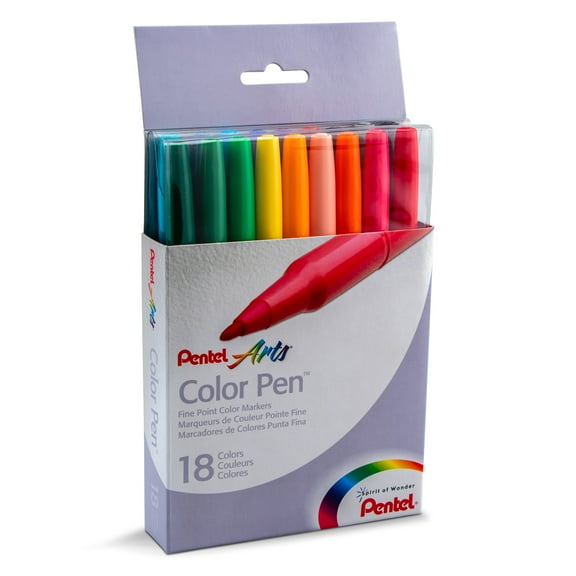 Pentel Marker 18-Color Set