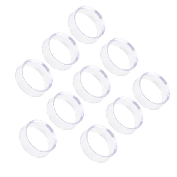 Wosthever 10/Set Soporte de exhibición de acrílico Bola de cristal Canicas de vidrio Base de piedra Decoración del hogar Grande