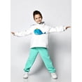 thumbnail image 2 of Whale With A Crown Hoodie Toddler -Image by Shutterstock,  2 Toddler, 2 of 4