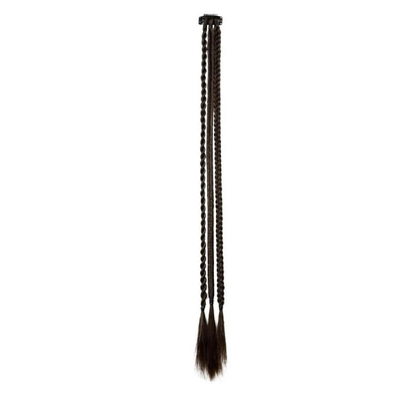 Long Synthetic Ponytail Wig for Women with Three Strand Braid for Natural and Fashion Styling