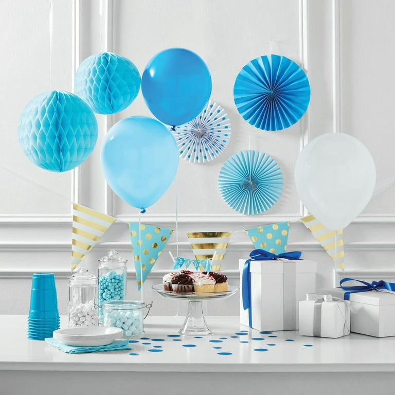 Way to Celebrate Boy Baby Shower 36-Piece Decorations Kit, Blue ...