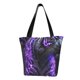 thumbnail image 1 of Balery Purple Plant White Tiger Bolsa de Hombro con Diseño, Bolsa Grande y Duradera, Bolsa Versátil para Compras, 1 of 6