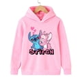 thumbnail image 2 of Ropa infantil con estampado kawaii de Disney Stitch para niños y niñas de 3 a 14 años, suéteres deportivos informales de calle cálidos, 2 of 4
