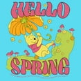 thumbnail image 2 of Girl's Winnie the Pooh Hello Colorful Spring Graphic Cropped T-Shirt, 2 of 3