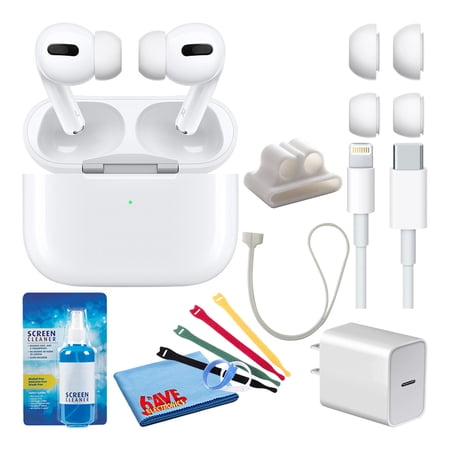 Apple AirPods Pro with MagSafe Charging (2021) with Cable Ties + Charger