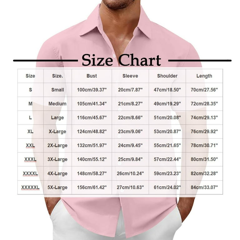 Hvyesh Big and Tall Dress Shirts for Men Short Sleeve Button Down Casual Shirts Summer Wrinkle-Free Work Shirt Solid Business Shirts