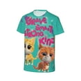 thumbnail image 4 of Boys Girls Super Kitties Shirt Graphic T-Shirt Crewneck Short Sleeve 3d Colorful Tops Tees, 4 of 7