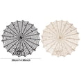 thumbnail image 3 of 15 Inch Halloween Round Placemat, Hollow Out Decorative Table Mat, Beige Spider Web Style Table Centerpiece for Halloween Dinner Party, Kitchen Dining Table, Bar, Cafe and Holiday Home Decor, 3 of 8