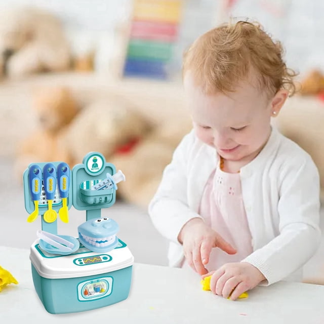 Children Play Simulation Kitchen Toy Set Puzzle Doctor Storage Toy For Boys And Girls